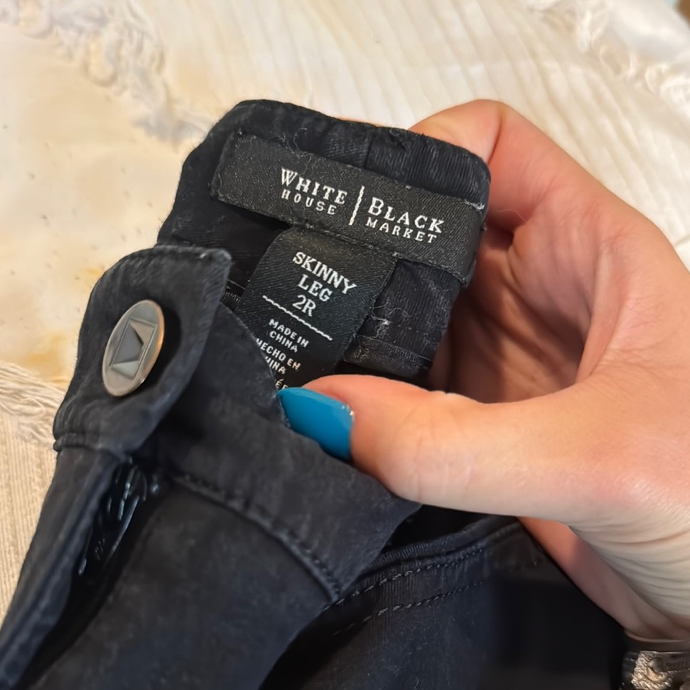 White House Black Market Slim Fit Trousers